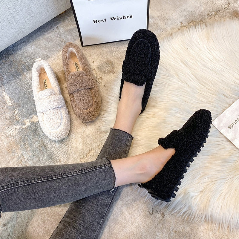 Mandy | Kuschelige Plüsch Pantoffel Schuhe für Zuhause