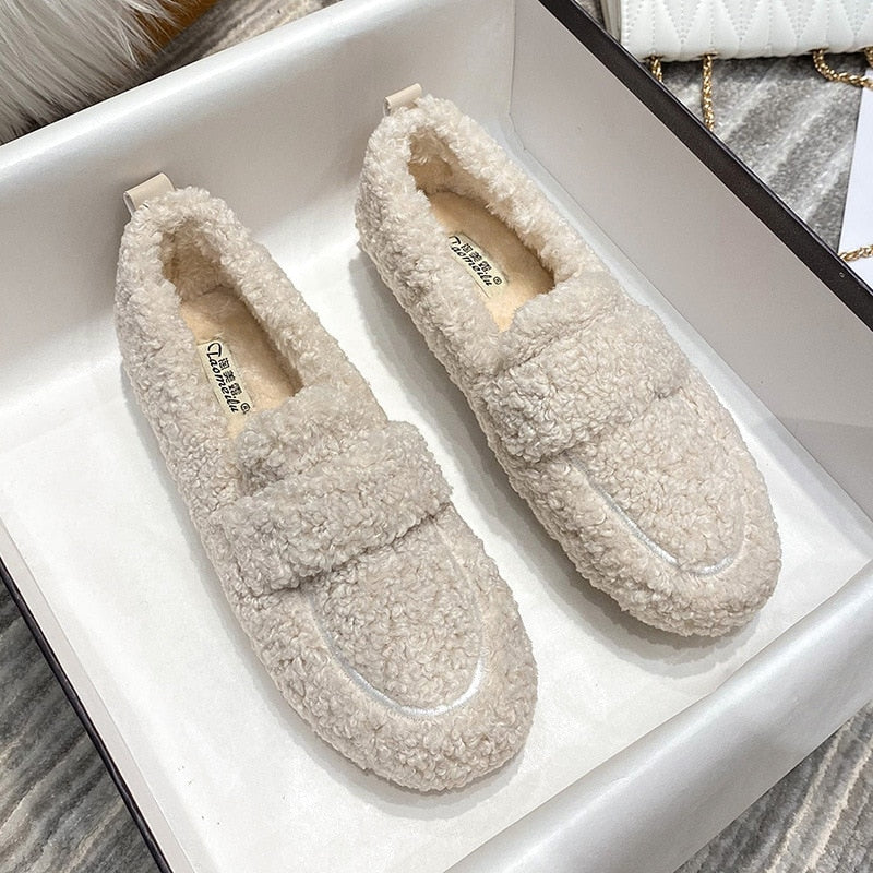 Mandy | Kuschelige Plüsch Pantoffel Schuhe für Zuhause