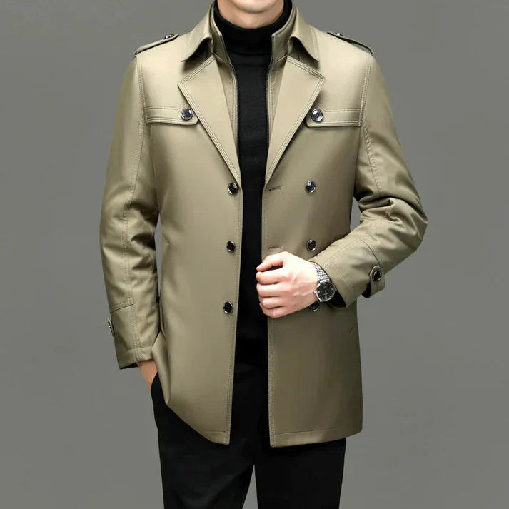 Leon | Stilvoll und zeitlos Herren Trenchcoat