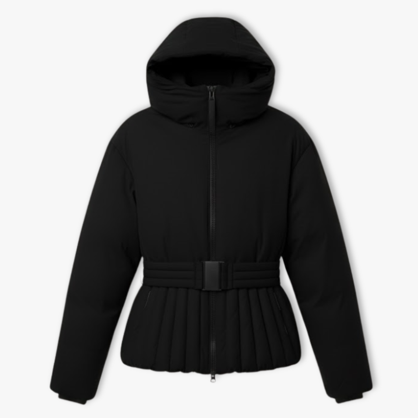 Claudia | Taillierte Damen-Peplum-Skijacke – Stilvoll und warm