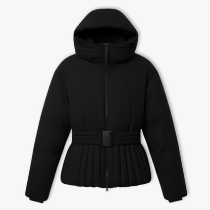 Claudia | Taillierte Damen-Peplum-Skijacke – Stilvoll und warm