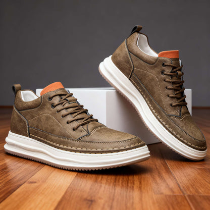 Finn | Stilvolle und rutschfeste Leder-Sneaker