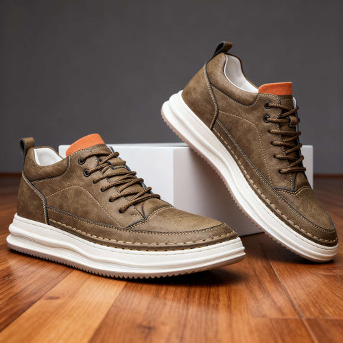 Finn | Stilvolle und rutschfeste Leder-Sneaker