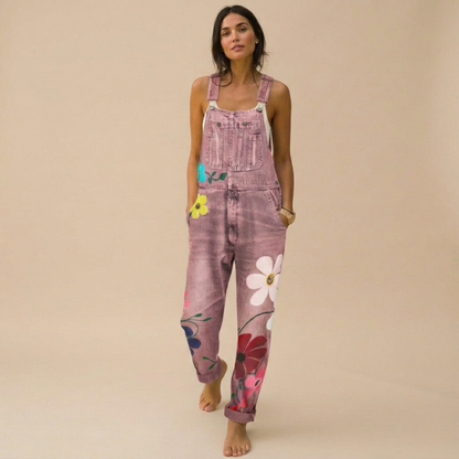 Hannah | Eleganter und stilvoller Jeans-Overall