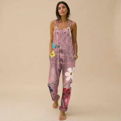 Hannah | Eleganter und stilvoller Jeans-Overall