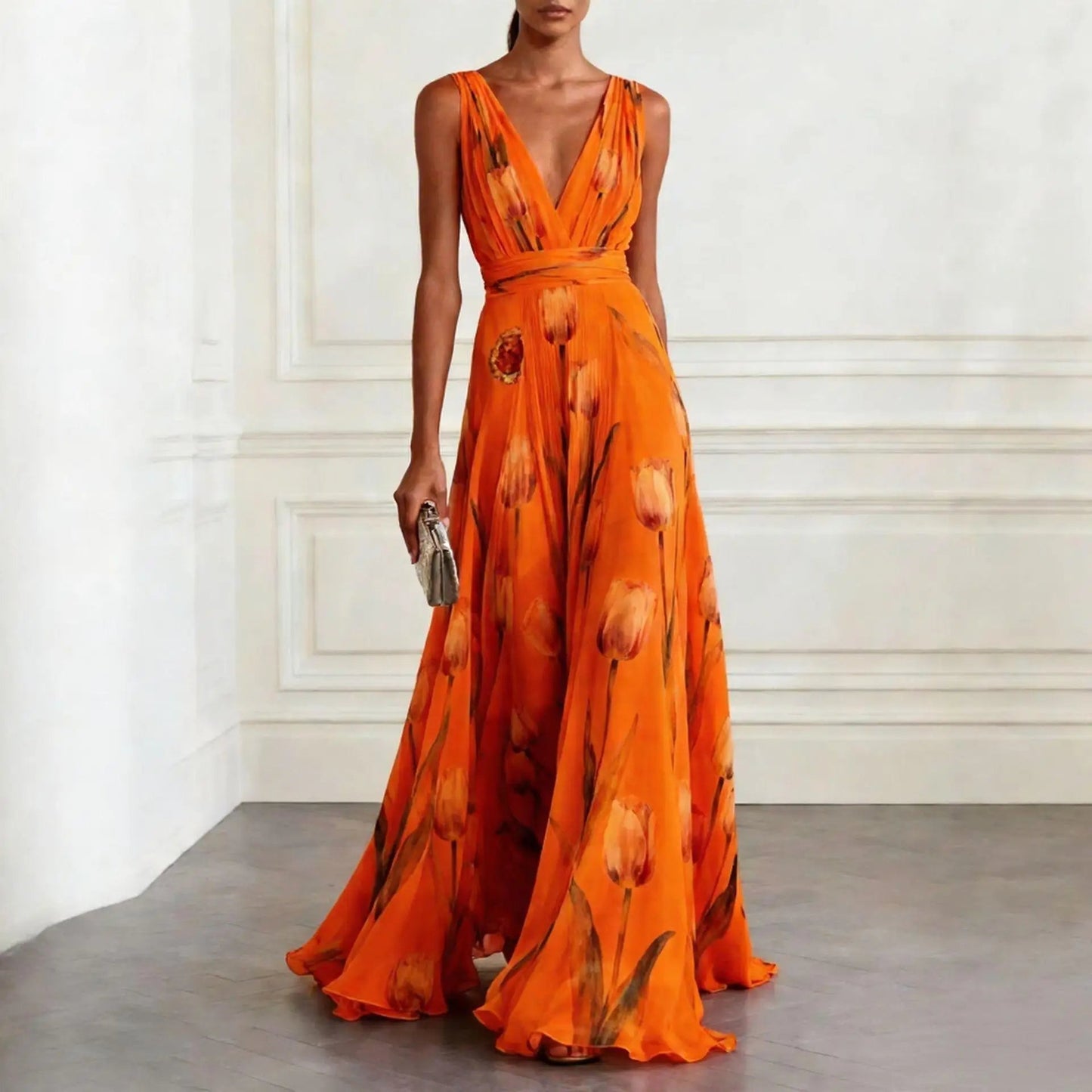 Clara | Fließend & Festlich Maxikleid für Sommeranlässe
