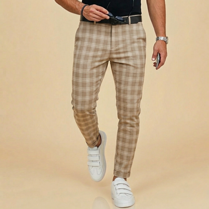 Lukas | Stilvolle und bequeme karierte hose