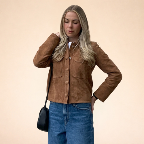 Emilia | Elegante und bequeme Wildlederjacke