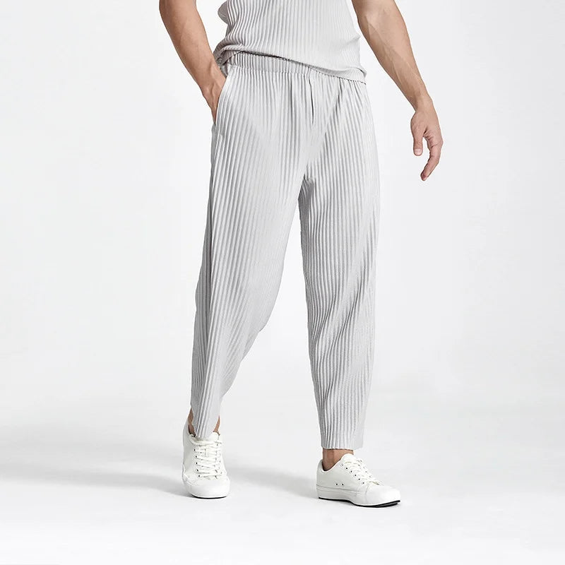 Maxim | Lockere Eisseide-Freizeithose