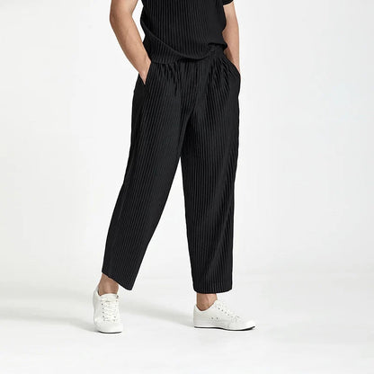 Maxim | Lockere Eisseide-Freizeithose