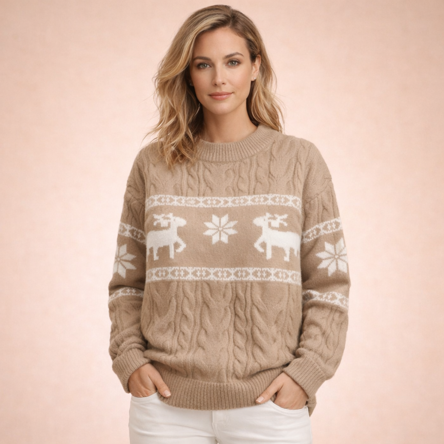 Julia | Eleganter und warmer Grobstrickpullover