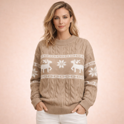 Julia | Eleganter und warmer Grobstrickpullover