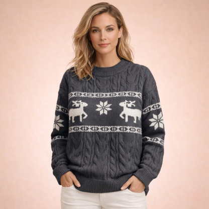 Julia | Eleganter und warmer Grobstrickpullover