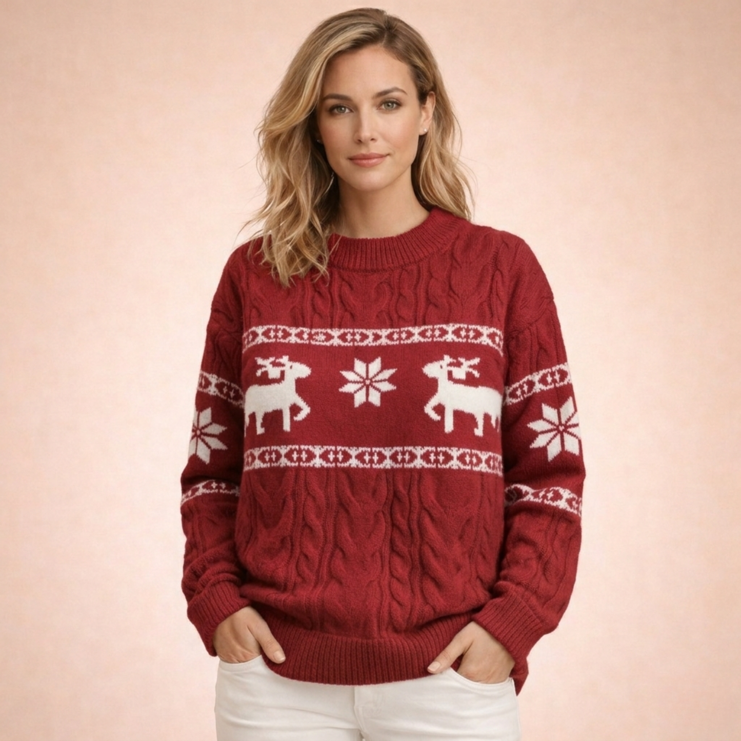 Julia | Eleganter und warmer Grobstrickpullover