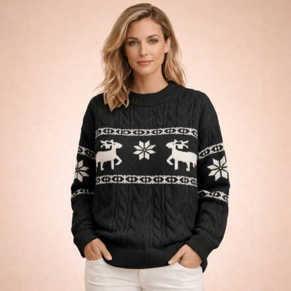 Julia | Eleganter und warmer Grobstrickpullover