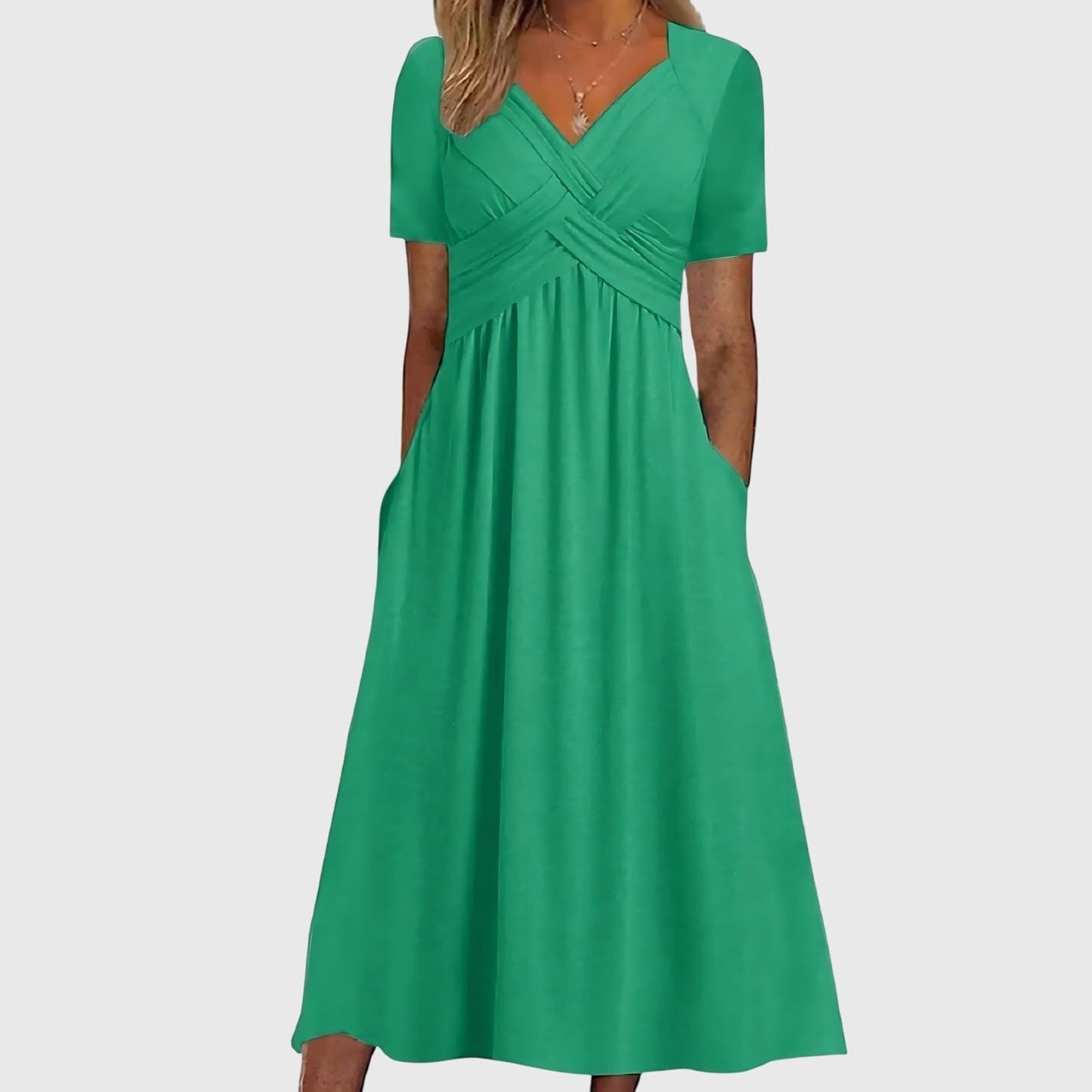 Isabella | Elegantes Midikleid mit integriertem Shape-Effekt
