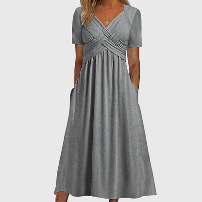 Isabella | Elegantes Midikleid mit integriertem Shape-Effekt