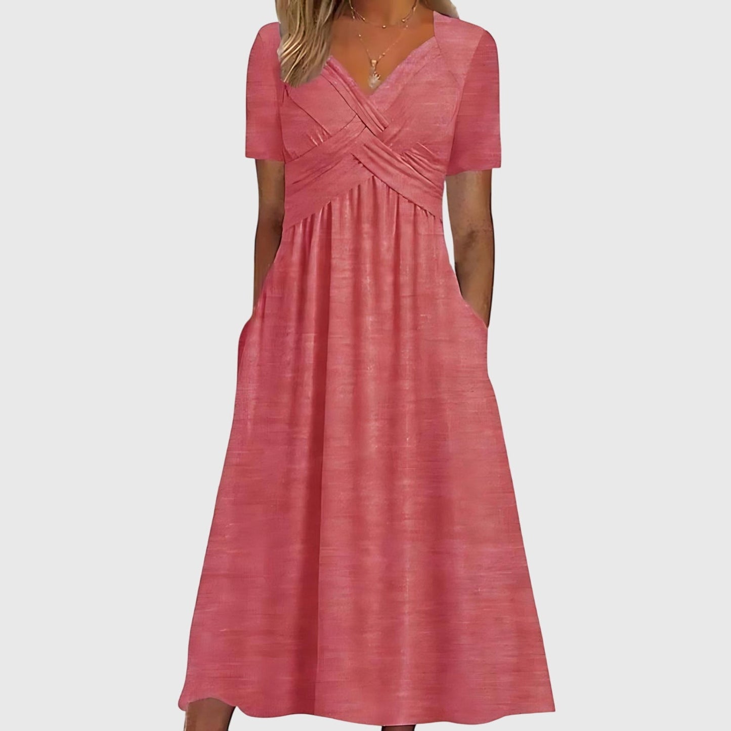 Isabella | Elegantes Midikleid mit integriertem Shape-Effekt