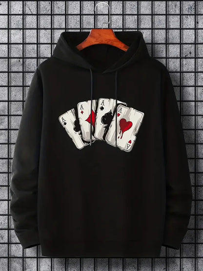 Leon | Moderner Herren Hoodie Karten Gestaltung