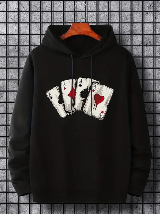 Leon | Moderner Herren Hoodie Karten Gestaltung