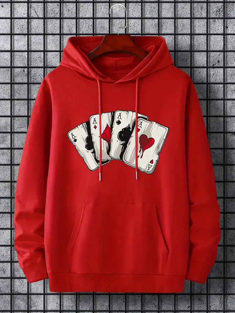 Leon | Moderner Herren Hoodie Karten Gestaltung