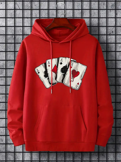 Leon | Moderner Herren Hoodie Karten Gestaltung