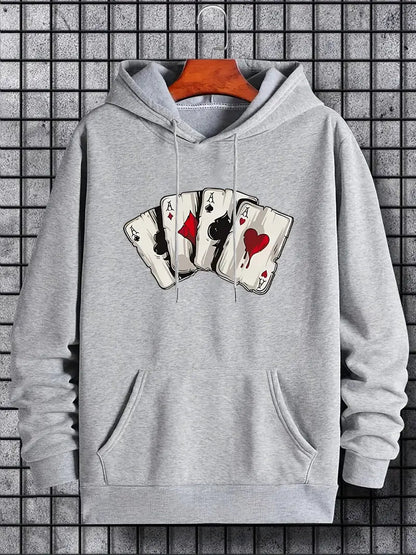Leon | Moderner Herren Hoodie Karten Gestaltung