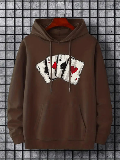 Leon | Moderner Herren Hoodie Karten Gestaltung