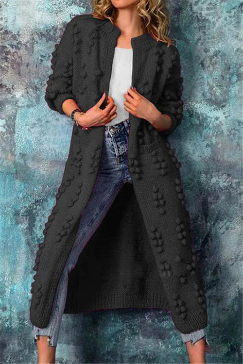 Jessika | Stilvolle lange Damen-Strickjacke