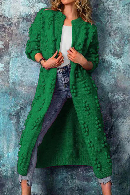 Jessika | Stilvolle lange Damen-Strickjacke