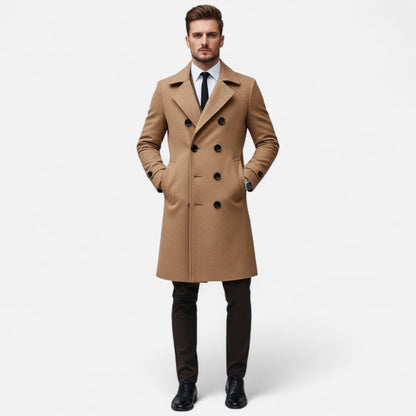 Maximilian | Eleganter und warmer langer Herrenmantel