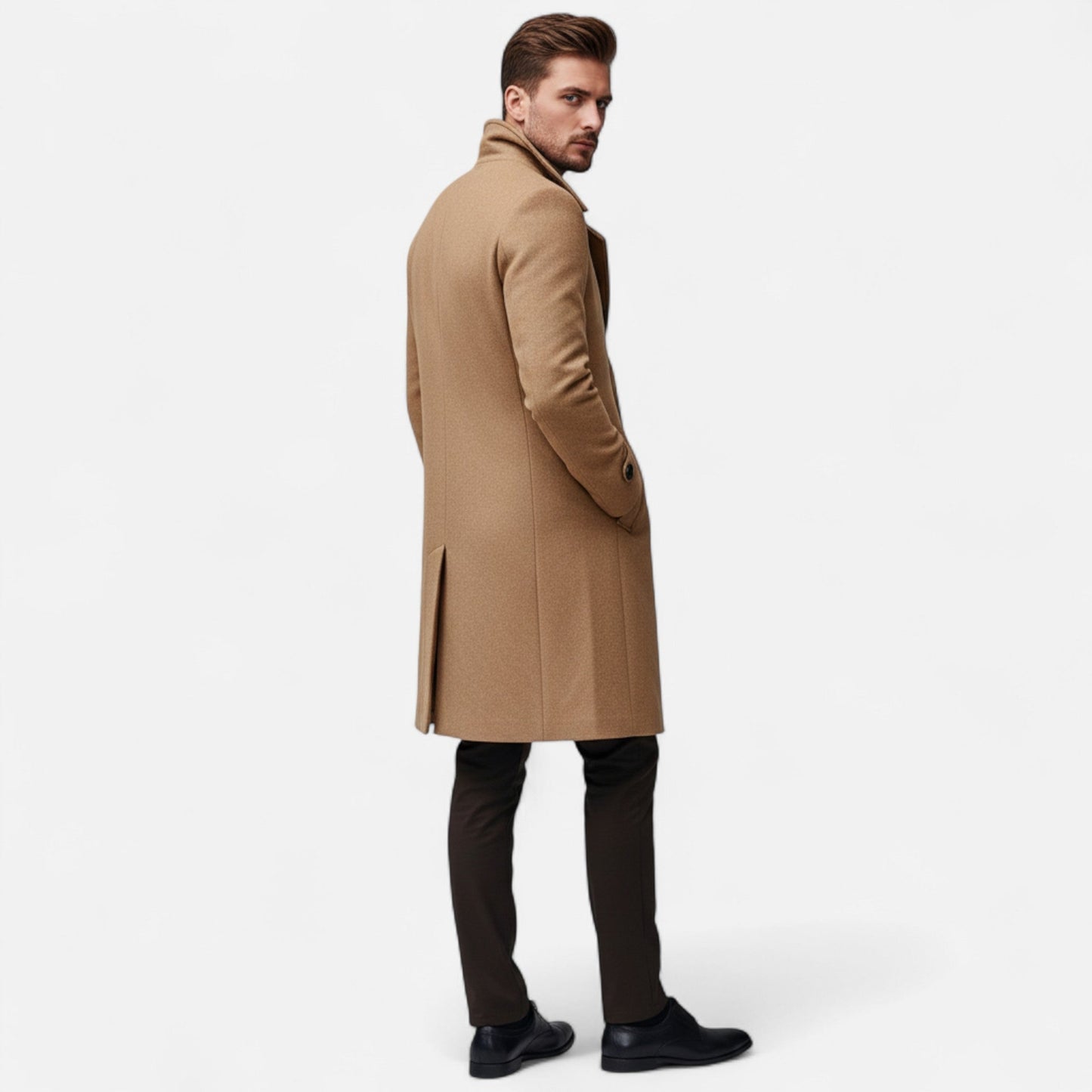 Maximilian | Eleganter und warmer langer Herrenmantel