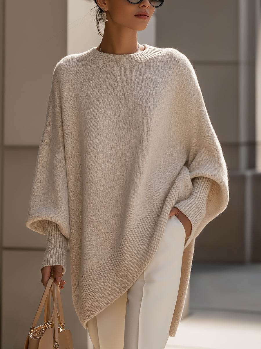 Mathilda | Eleganter Oversize-Wollpullover für puren Wohlfühlkomfort