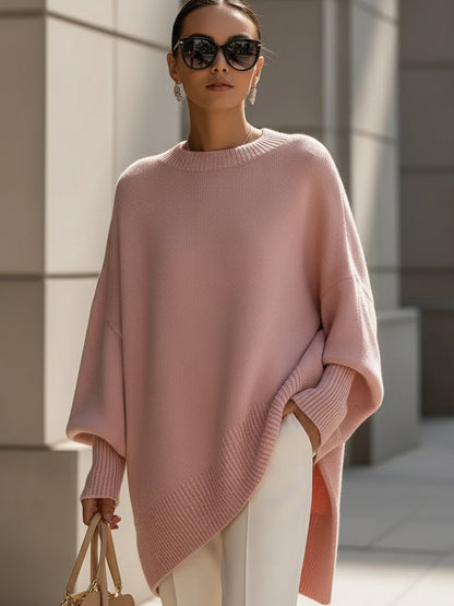 Mathilda | Eleganter Oversize-Wollpullover für puren Wohlfühlkomfort