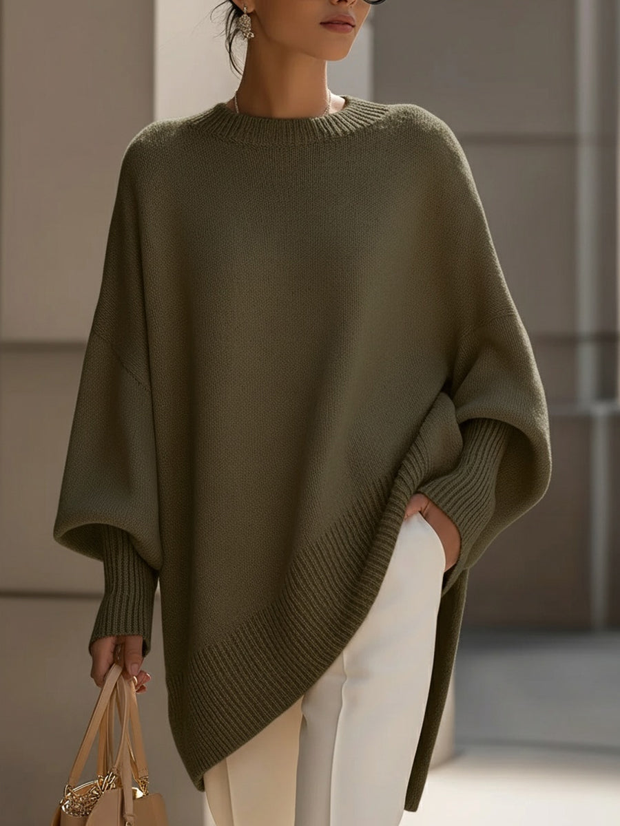 Mathilda | Eleganter Oversize-Wollpullover für puren Wohlfühlkomfort