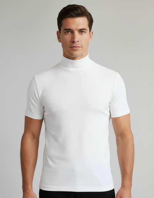 Julian | Atmungsaktives & Slim-Fit Herren Rollkragen-T-Shirt