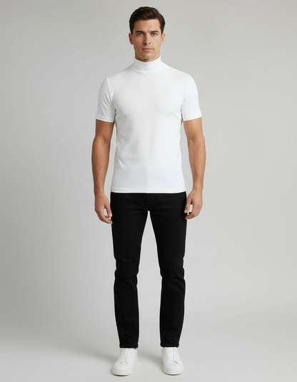 Julian | Atmungsaktives & Slim-Fit Herren Rollkragen-T-Shirt
