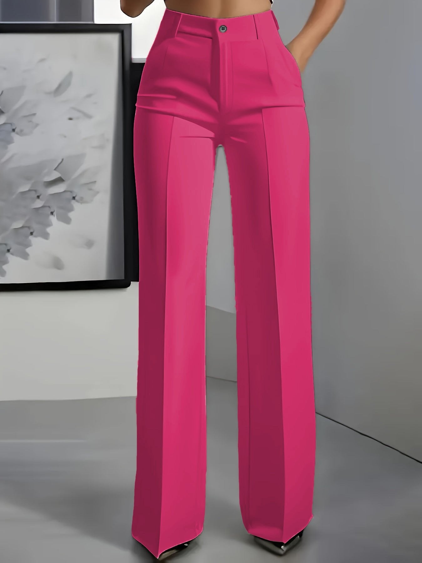 Anna | Elegante High-Waist-Damenhose mit weitem Bein