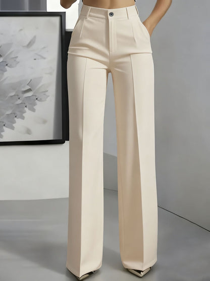 Anna | Elegante High-Waist-Damenhose mit weitem Bein
