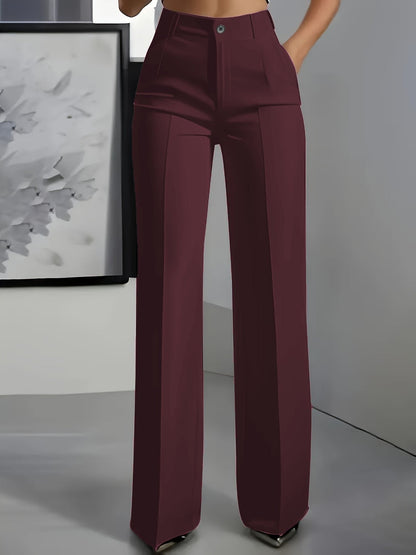 Anna | Elegante High-Waist-Damenhose mit weitem Bein