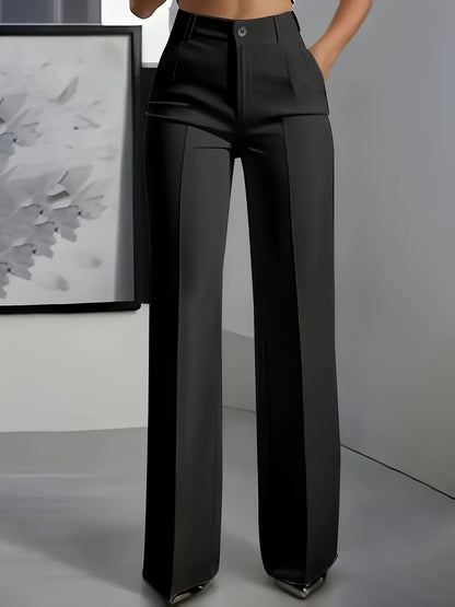Anna | Elegante High-Waist-Damenhose mit weitem Bein