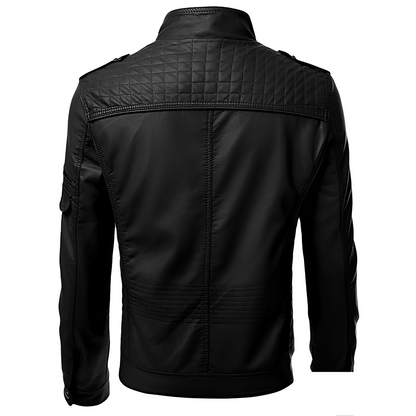 Aaron | Stilvolle und Bequeme Lederjacke