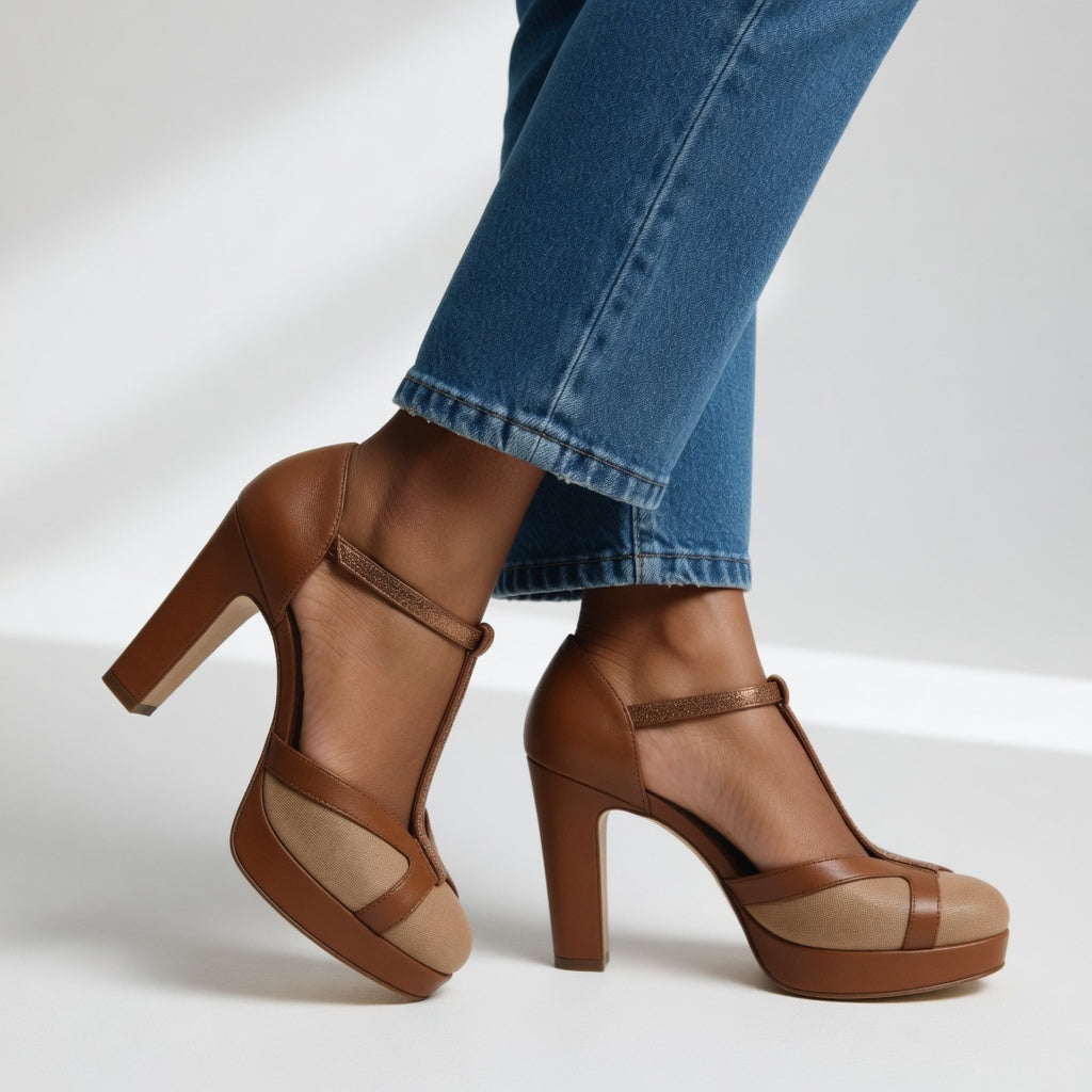 Fen | Elegante Blockabsatz-Pumps für zeitlose Weiblichkeit