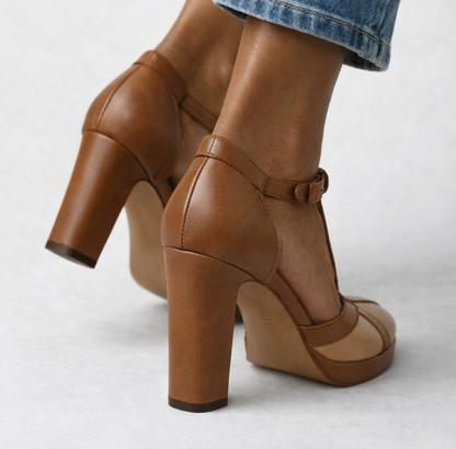 Fen | Elegante Blockabsatz-Pumps für zeitlose Weiblichkeit