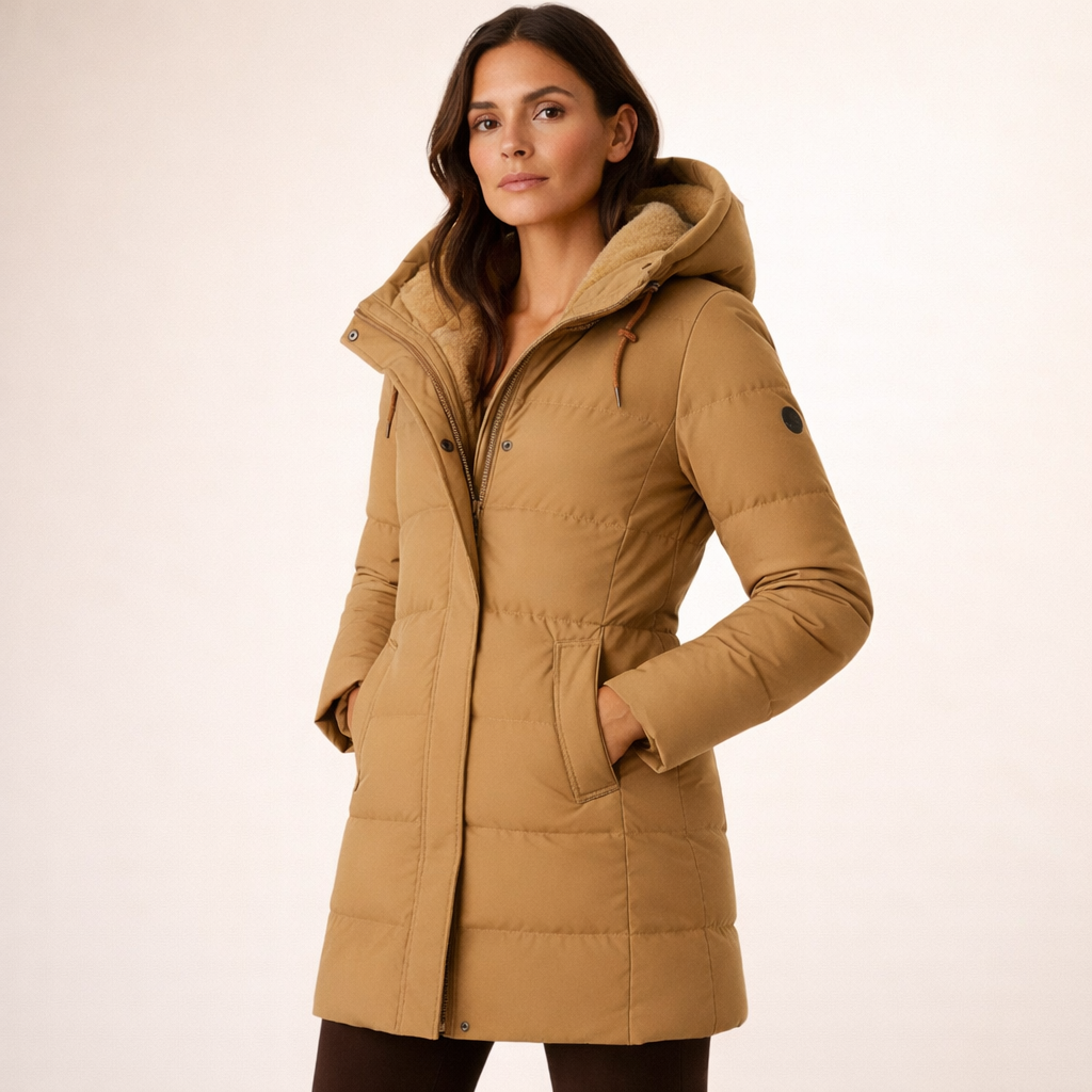 Amelie | Elegante und warme Daunenjacke für Damen