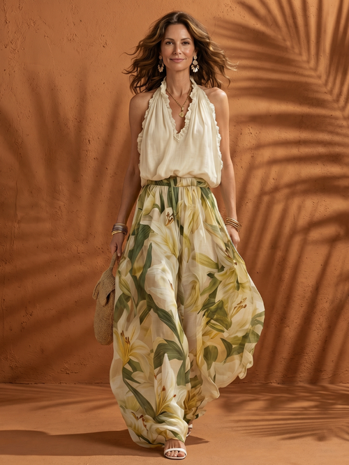 Anna | Elegantes Sommer-Set mit Blumenmuster