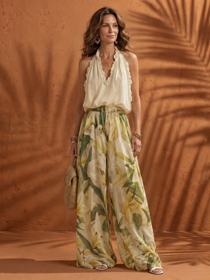 Anna | Elegantes Sommer-Set mit Blumenmuster