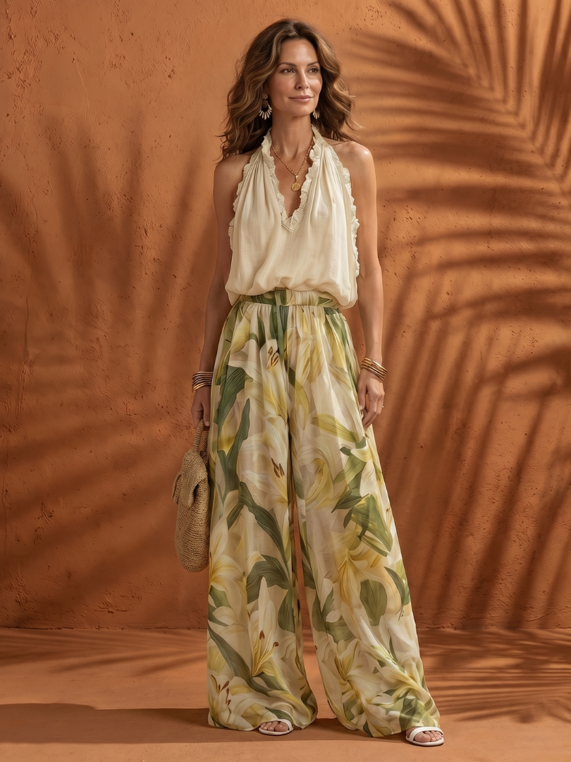 Anna | Elegantes Sommer-Set mit Blumenmuster