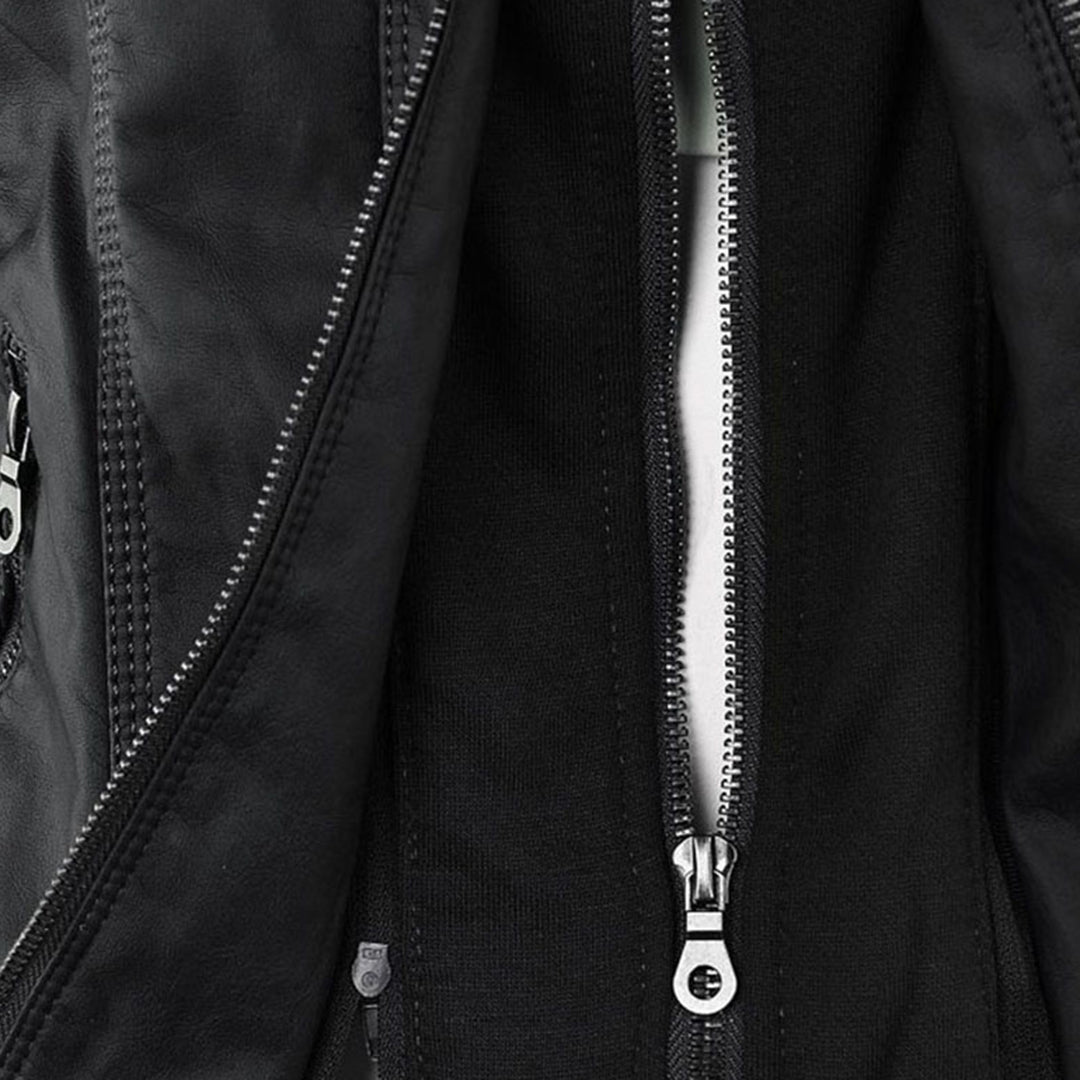 Ava | Stilvolle wetterfeste Damen Kunstlederjacke