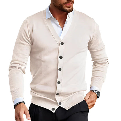 Arvion | Stilvolle und bequeme Herren Freizeit-Strickjacke